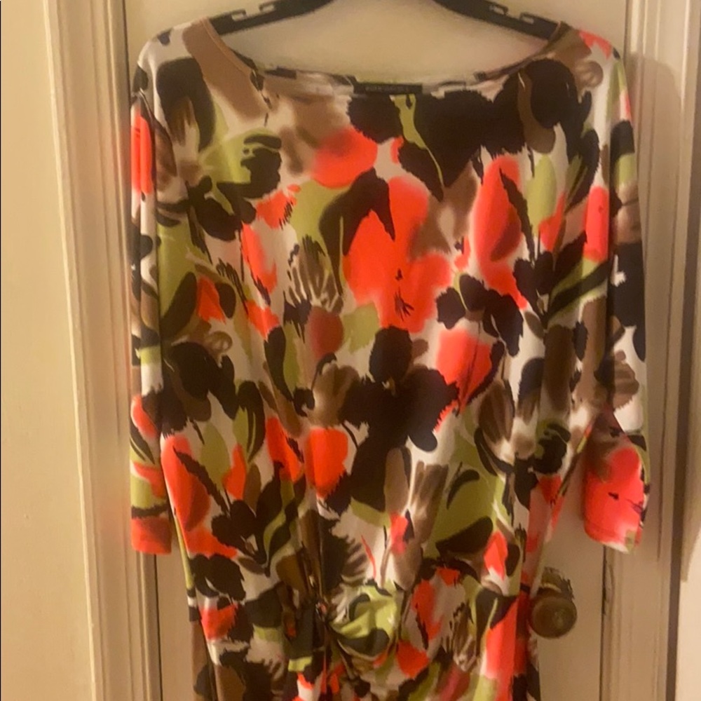 BCBG Knotted waist dress
